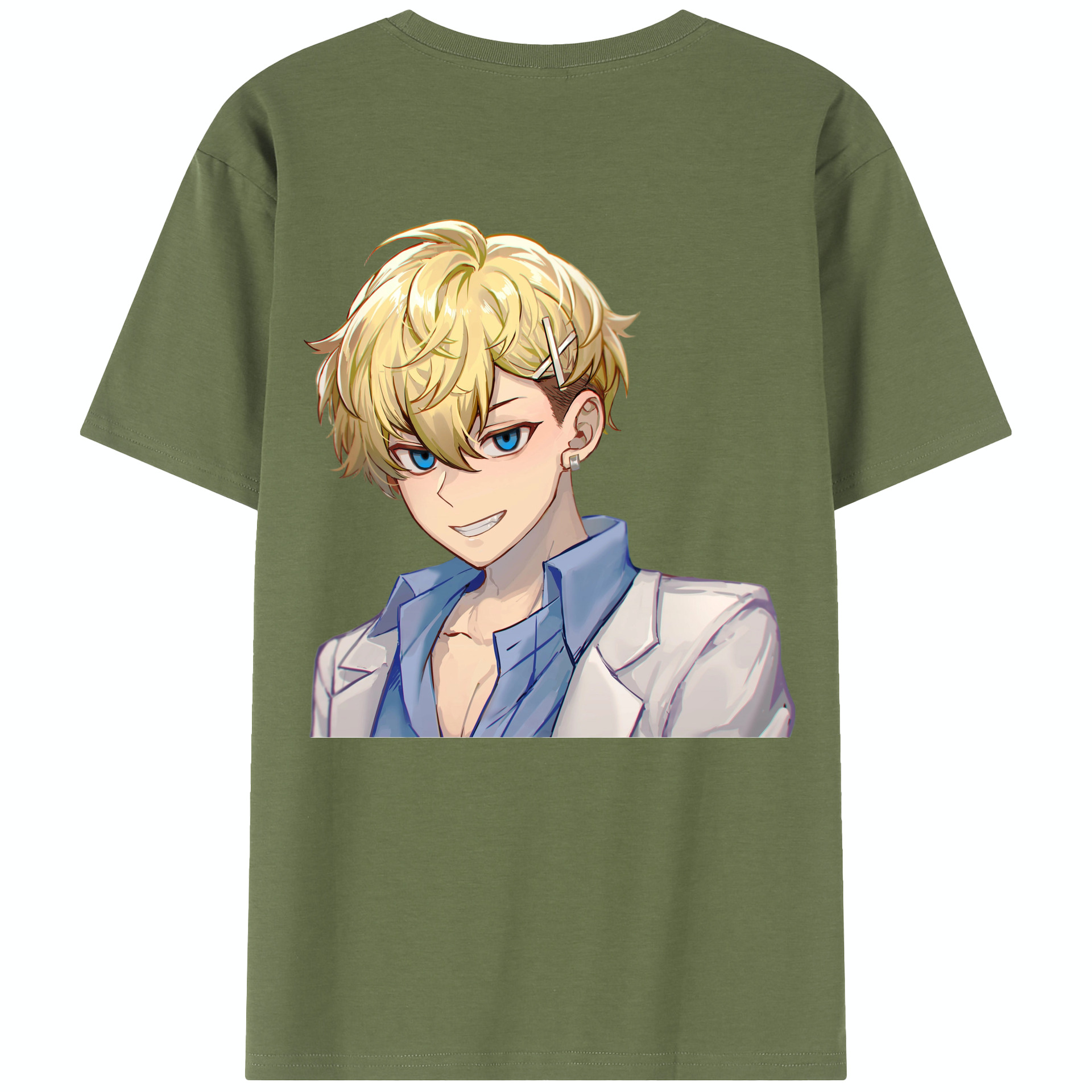 （画像用） 東京リベンジャーズ Tokyo Revengers 綿100％半袖Tシャツ（背面プリント）